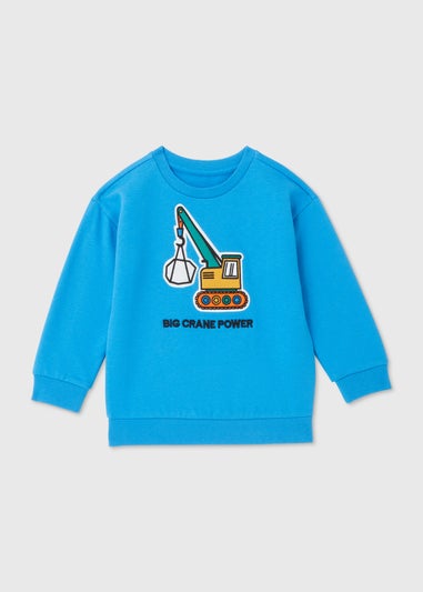Boys Blue Crane Sweatshirt (1-7yrs)