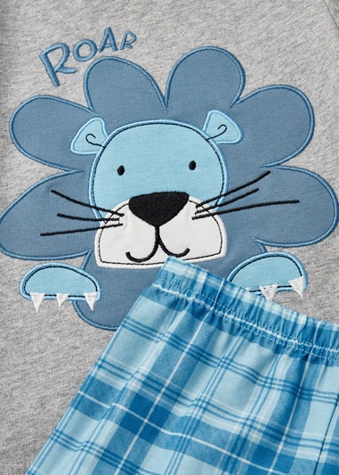 Boys Blue Lion Pyjama Set (9mths-5yrs)