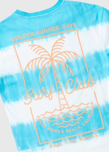 Boys Blue Surf Club Tie Dye T-Shirt (7-13yrs)