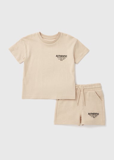 Boys Stone Authentic Future Top & Short Set (1-7yrs)