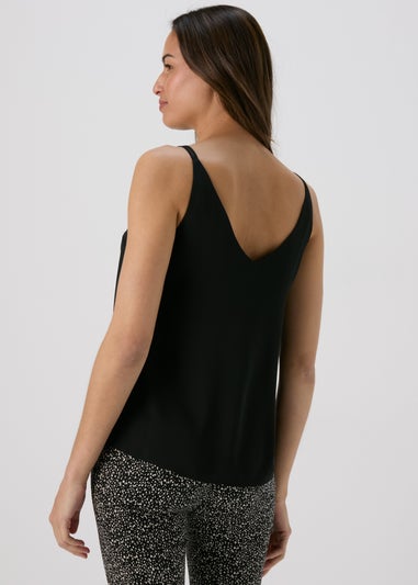 Et Vous Black Plain Cami Top