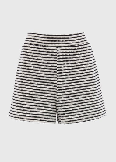Black & White Stripe Shorts