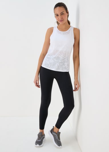 Souluxe White Sports Vest Top