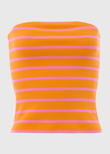 Orange Bandeau Top