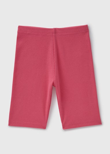 Girls Hot Pink Cycling Shorts (1-7yrs)
