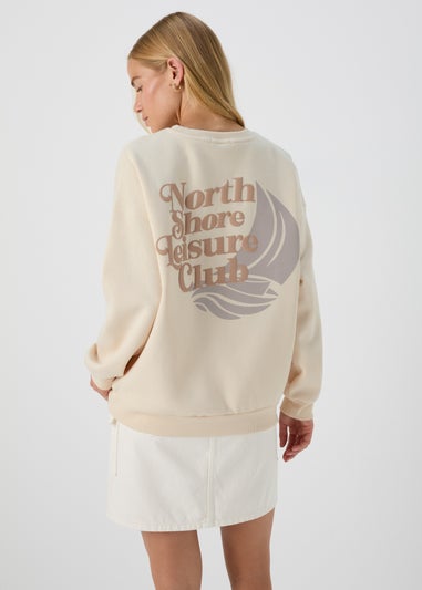 Cream Leisure Club Sweatshirt