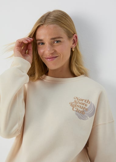 Cream Leisure Club Sweatshirt