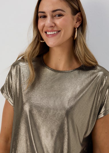 Gold Metallic T-Shirt