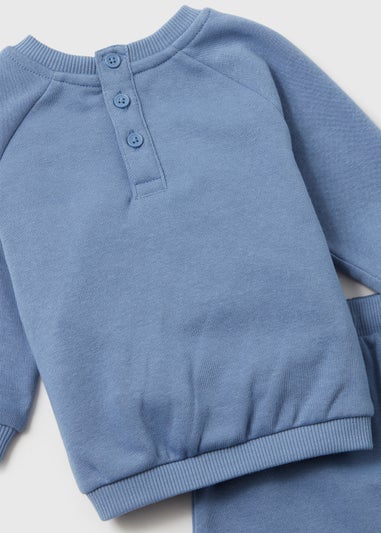Baby Blue Sweatshirt & Joggers Set (Newborn-23mths)