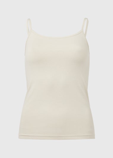 Cream Basic Cami Top