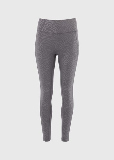 Souluxe Grey Tonal Printed Leggings