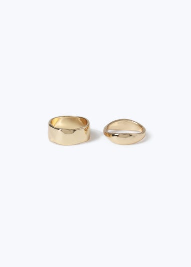 2 Pack Gold Rings