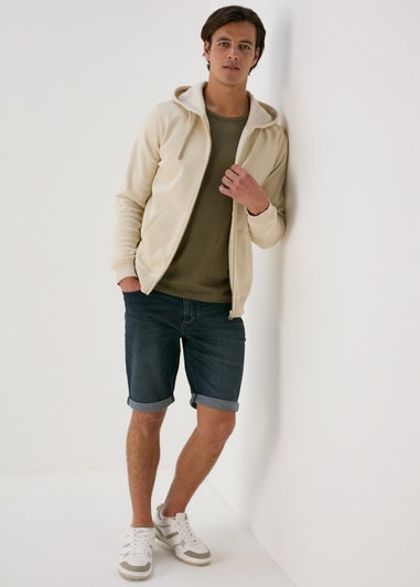 Khaki Jersey Ringer Vest