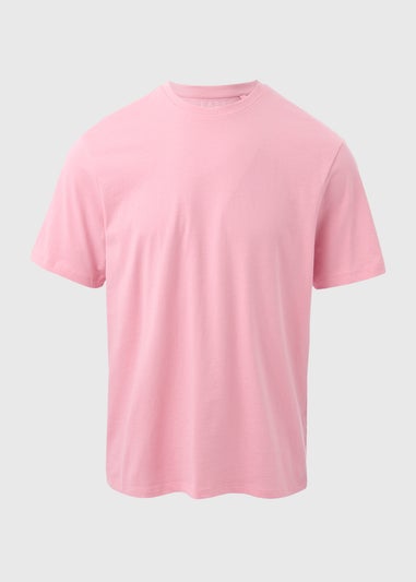 Pale Pink Crew Neck T-Shirt