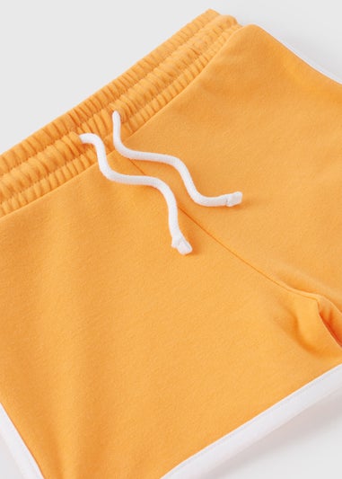 Girls Orange Runner Shorts (7-15yrs)