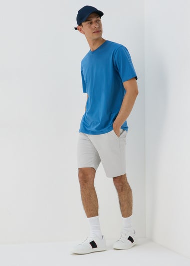 Bright Blue Essential V Neck T-Shirt