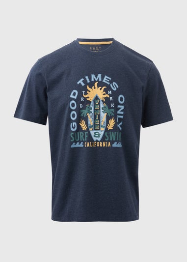 Navy Good Times Only T-Shirt