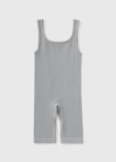 Girls Grey Seamless Unitard (7-15yrs)