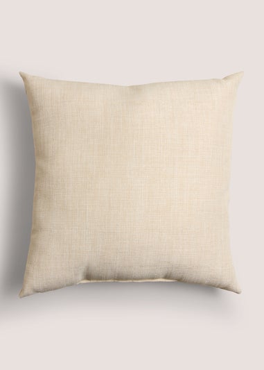 Neutral Linen-Look Cushion (43cmx43cm)