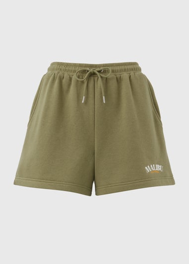 Khaki Malibu Collegiate Shorts