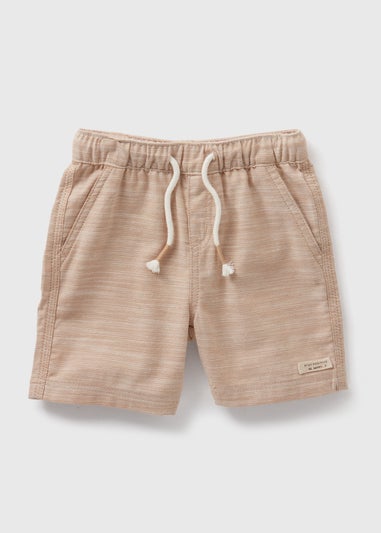 Boys Stone Woven Texture Shorts (1-7yrs)