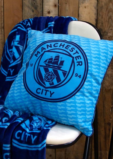 Man City FC Crestcol Square Cushion (40cm x 40cm)