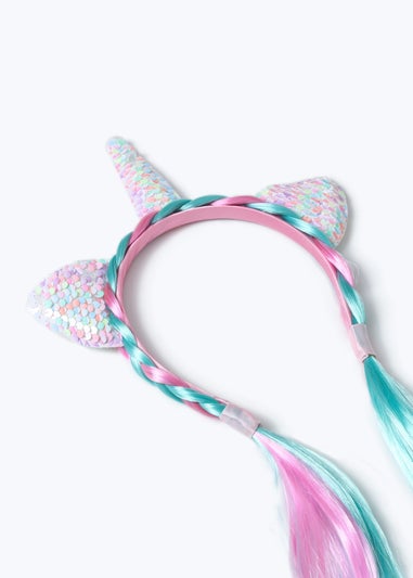 Unicorn Fake Hair Headband