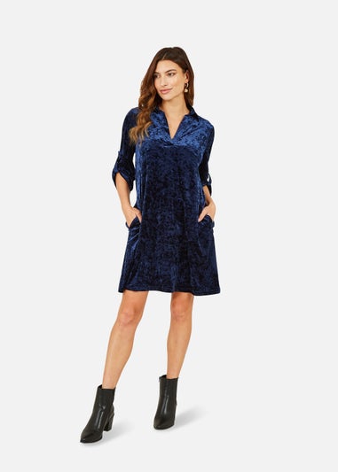 Velvet sales tunic dress