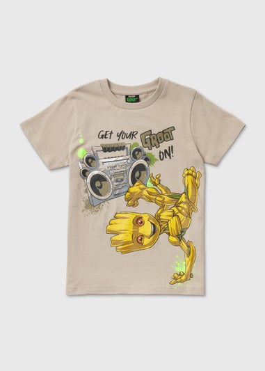 Kids Stone Groot Short Sleeve T-Shirt (5-12yrs)