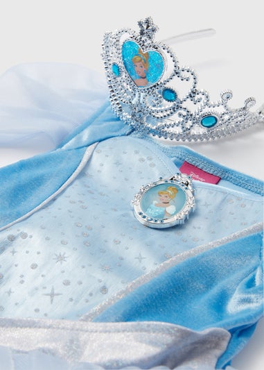 Kids Blue Disney Cinderella Fancy Dress Costume (3-9yrs)