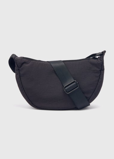 Black Nylon Moon Bag