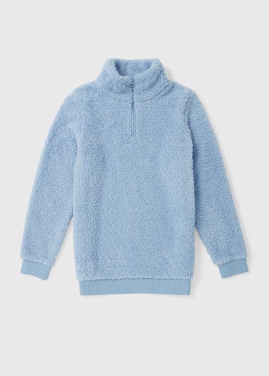 Blue Half Zip Fleece