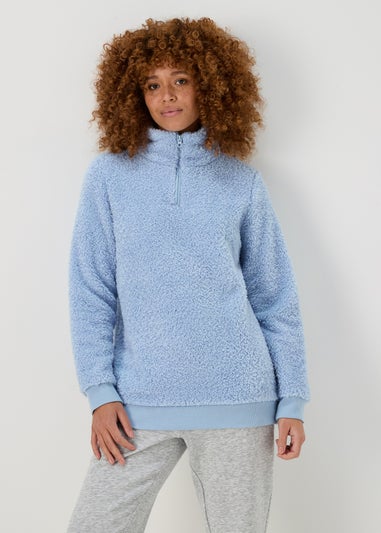 Blue Half Zip Fleece