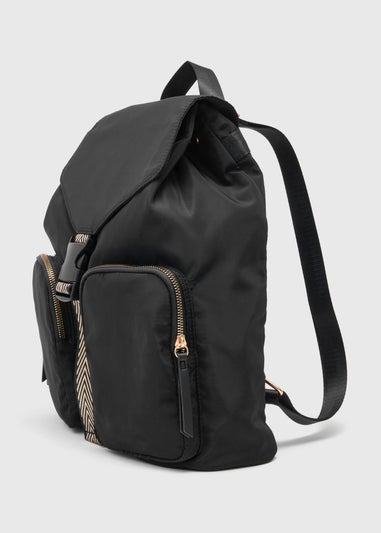 Black Nylon Backpack