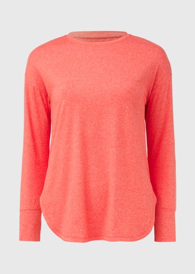 Souluxe Coral Long Sleeve Sports T-Shirt