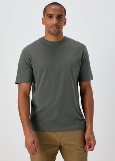 Green Essential Crew Neck T-Shirt