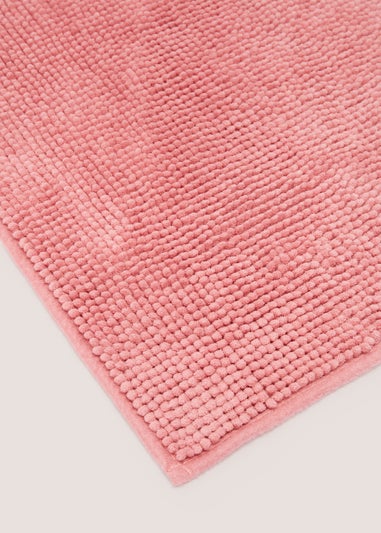 Pink Chenille Bath Mat