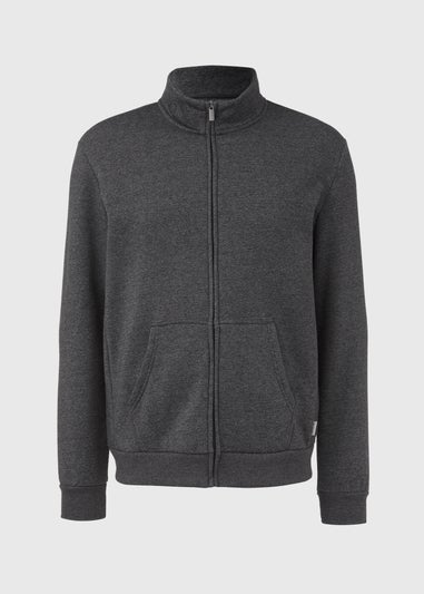 Black Grindle Essential Funnel Neck Jumper