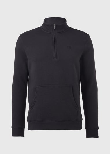 Navy Half Zip Essential Fleece