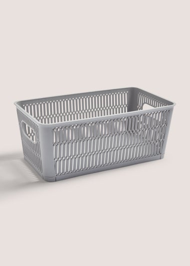 Grey Storage Box (23cm x 28.2cm x 12cm)