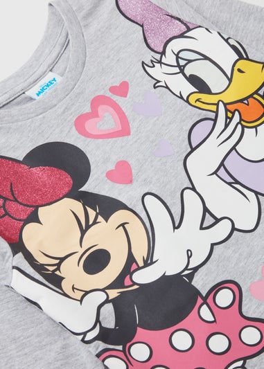Disney Minnie & Daisy Grey T-Shirt (9mths-7yrs)