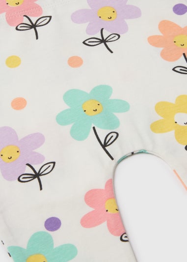 Baby Multicoloured Floral Print Leggings (Newborn-23mths)