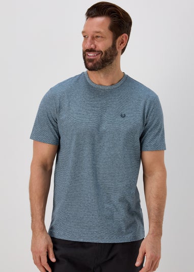 Lincoln Blue Feeder Stripe T-Shirt