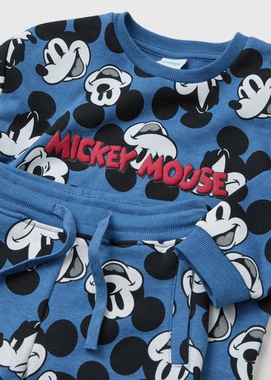 Disney Mickey Mouse Boys Blue Sweatshirt Set (9mths-6yrs)