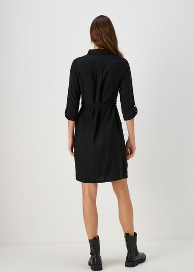 Et Vous Black Utility Dress