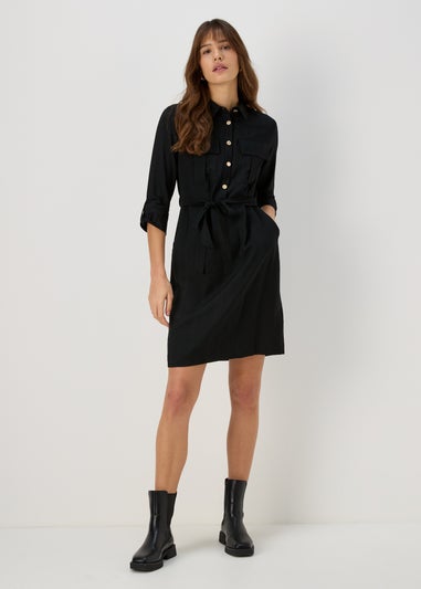 Et Vous Black Utility Dress