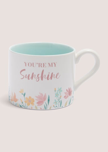 White Sentiment Mug (10cm x 8cm)