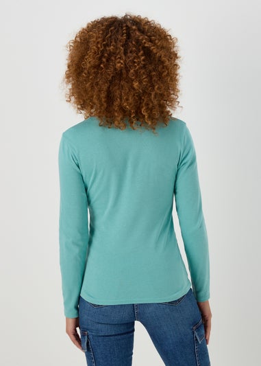 Aqua Long Sleeve Tee