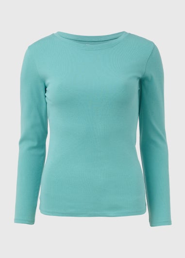 Aqua Long Sleeve Tee