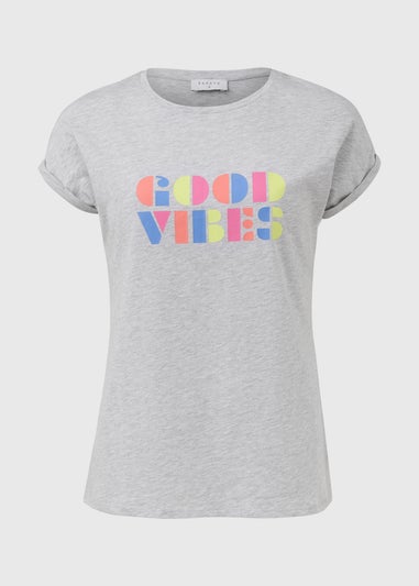 Grey Good Vibes T-Shirt